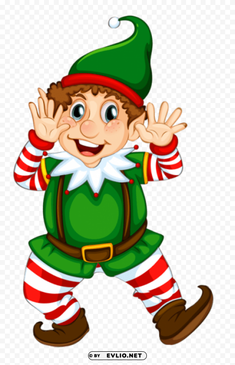 transparent christmas elf PNG images with no background assortment
