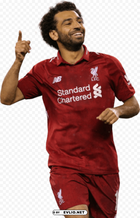 mohamed salah Isolated Character in Transparent Background PNG