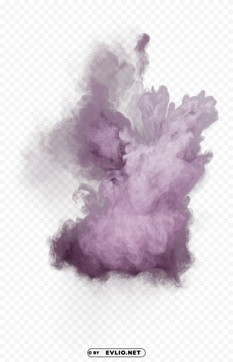 purple powder explosion Isolated Element on HighQuality PNG