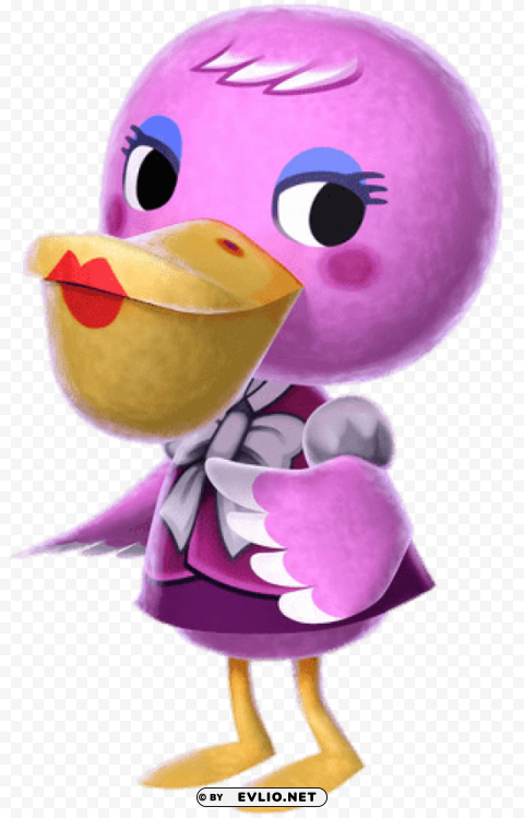 animal crossing phyllis HighResolution Transparent PNG Isolated Graphic