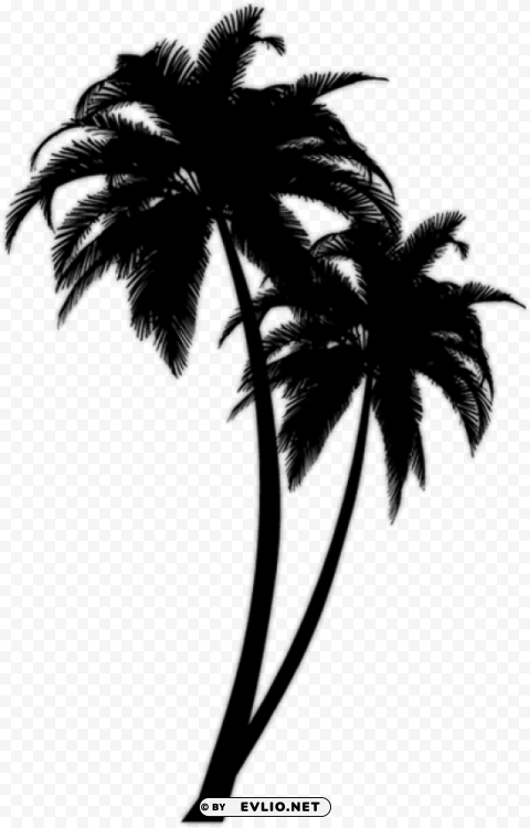 black palm tree PNG pics with alpha channel PNG transparent with Clear Background ID db45a138