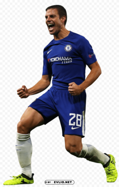 cesar azpilicueta HighResolution PNG Isolated on Transparent Background