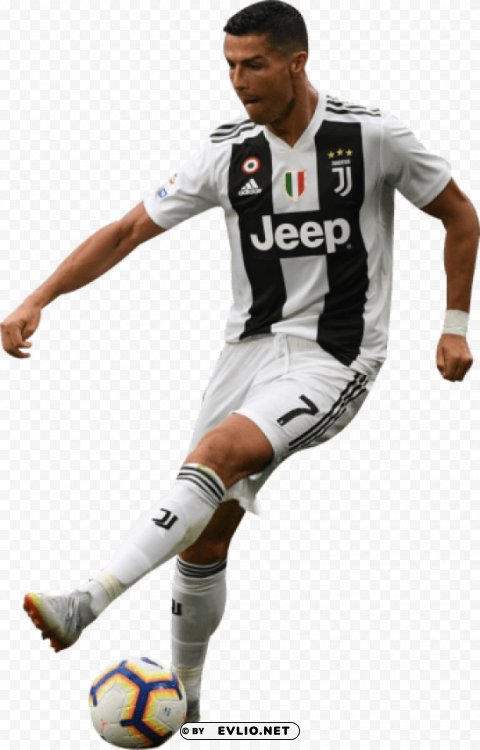cristiano ronaldo Isolated Design on Clear Transparent PNG