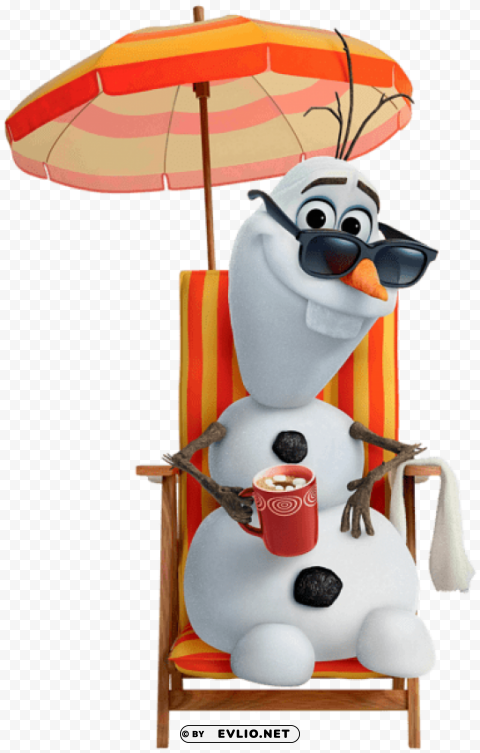 olaf on the beach frozen PNG transparent backgrounds