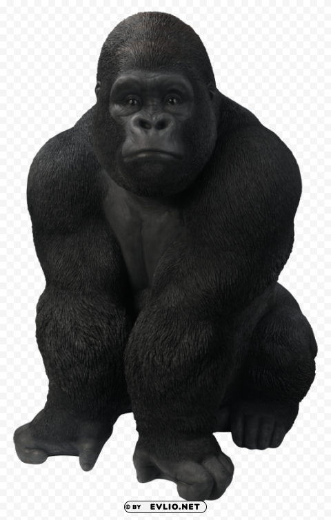 gorilla Isolated Character on Transparent PNG