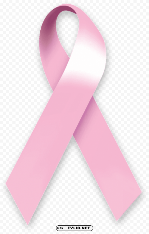 Pink Ribbon Transparent Background PNG Isolated Item