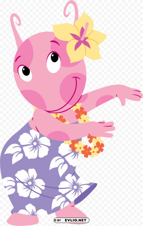 uniqua hawaian dress Isolated PNG Element with Clear Transparency clipart png photo - 041e5131