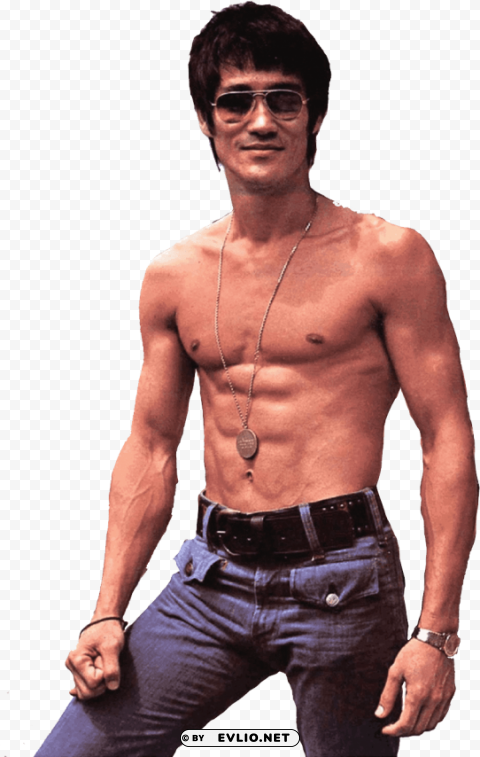 bruce lee PNG Isolated Subject with Transparency