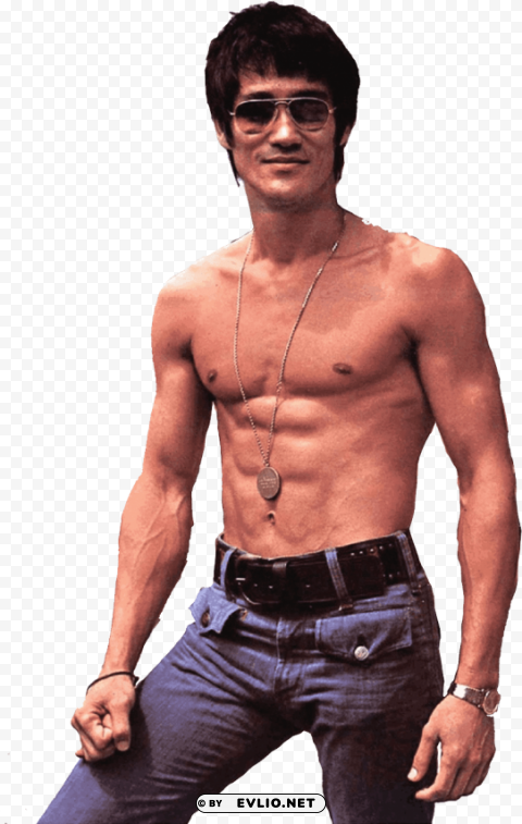 Bruce Lee PNG Isolated Subject With Transparency