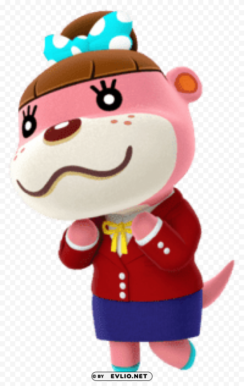 animal crossing nuria HighResolution Transparent PNG Isolated Item