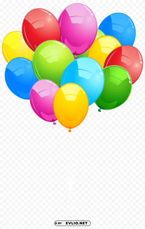bunch balloons PNG transparent graphics bundle