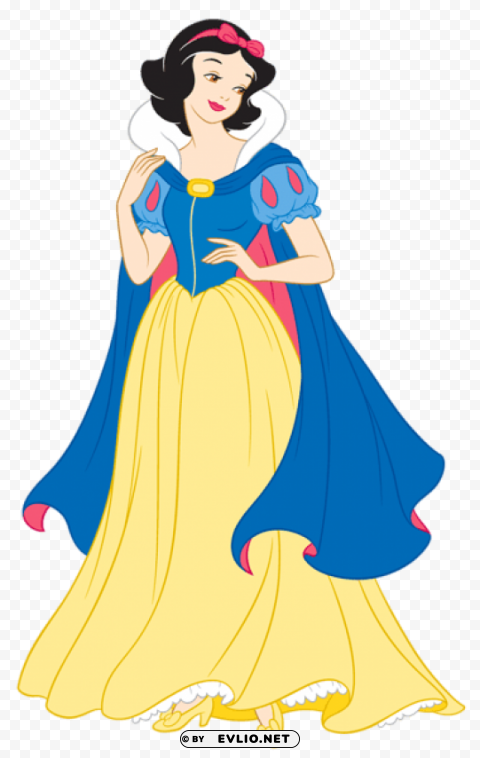 classic snow white princess PNG for educational use