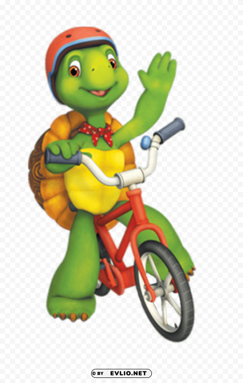 franklin on his bicycle PNG images without BG
