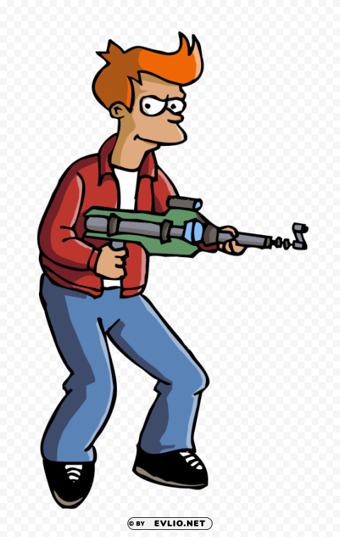 futurama fry gun PNG Isolated Subject with Transparency clipart png photo - 324d36de