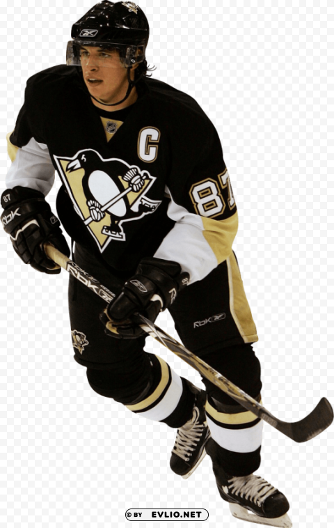 hockey player Isolated Subject in Transparent PNG Format