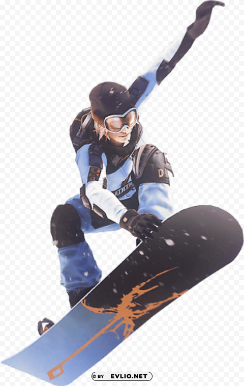 jump snowboard Clear Background Isolation in PNG Format