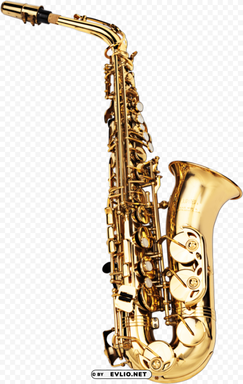 saxophone Isolated Design in Transparent Background PNG