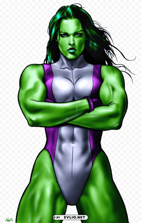 she hulk HD transparent PNG