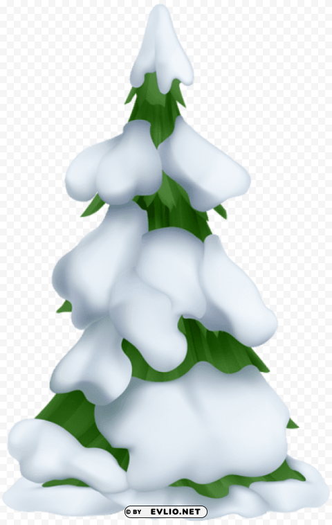 snowy tree PNG files with clear background