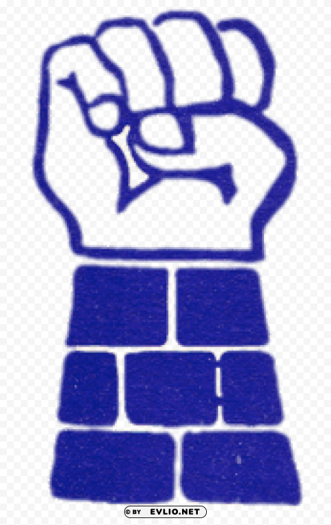 clenched fist may '68 PNG with Isolated Transparency