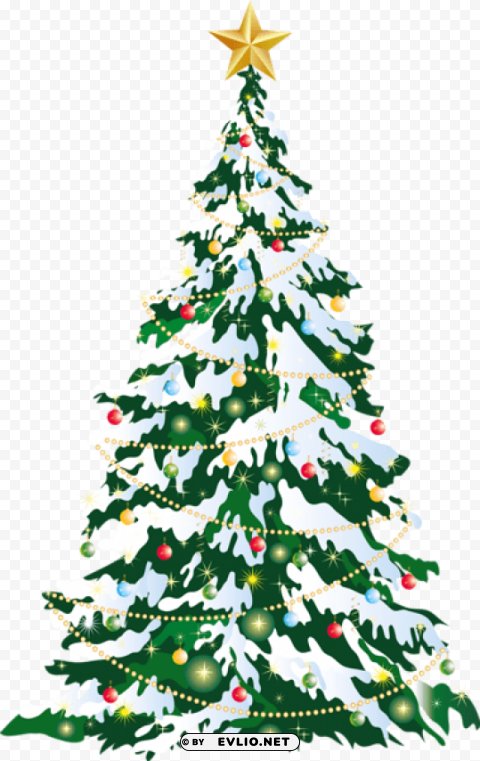 large deco christmas tree art PNG images with no background needed