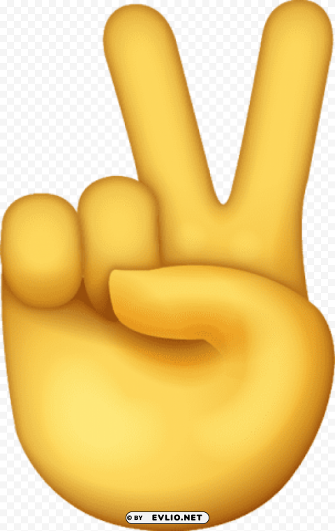 peace victory hand emoji icon ios10 Transparent PNG images database