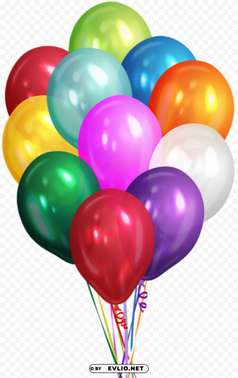 balloons transparent PNG Image with Clear Isolated Object