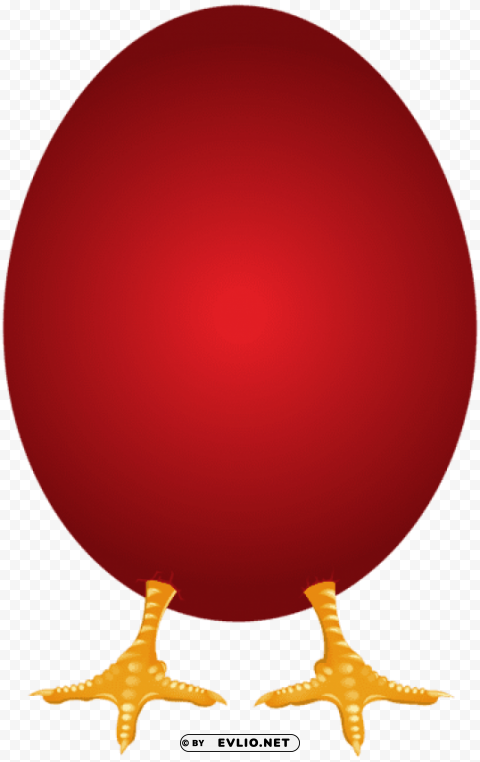 Easter Egg With Legs HighQuality PNG Isolated On Transparent Background