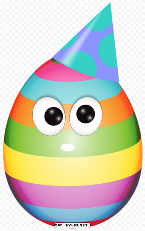 easter party egg transparent PNG cutout