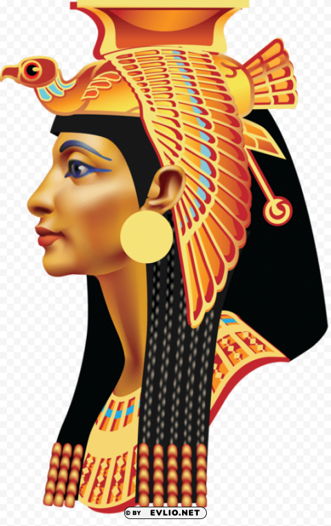 Egyptian falcon god Horus Nefertiti PNG images with alpha channel selection