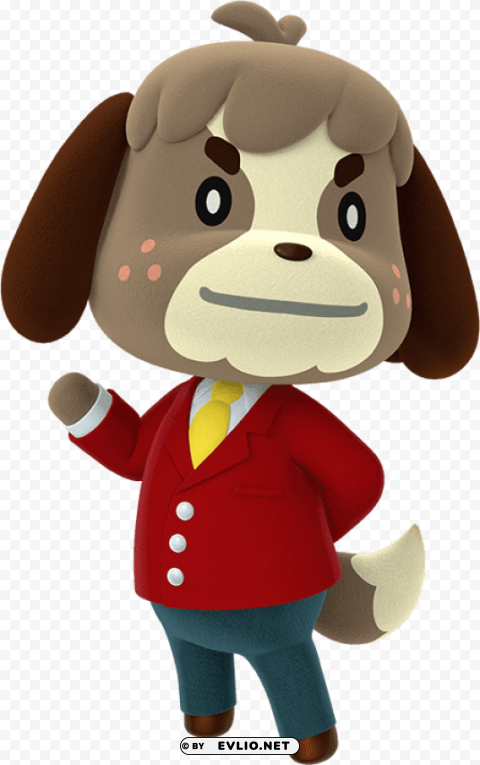 animal crossing digby Isolated Design Element on PNG