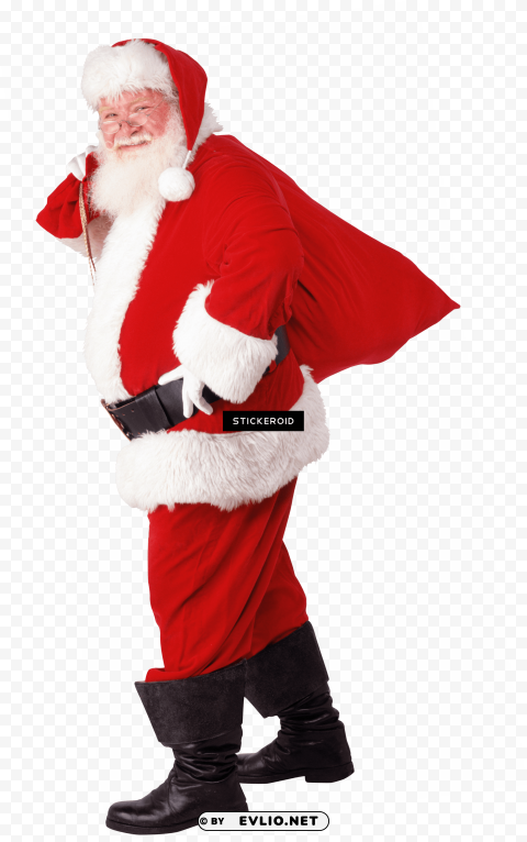 santa claus - beginning christmas for piano Isolated Icon in HighQuality Transparent PNG