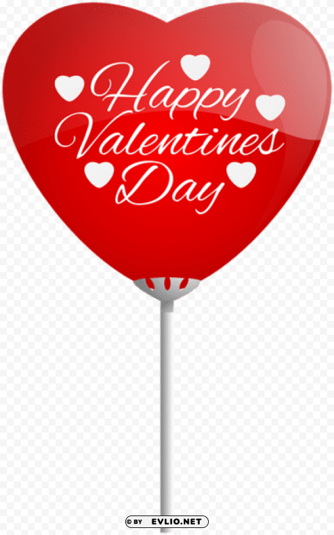 happy valentine's dayballoon Transparent Background PNG Isolated Element