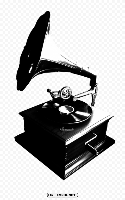 gramophone illustration Isolated Object in HighQuality Transparent PNG