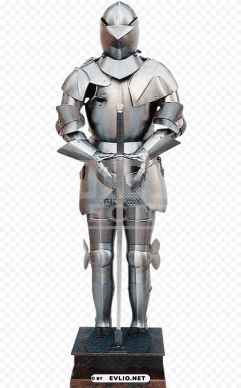 17th century knight armor Isolated Object with Transparent Background in PNG