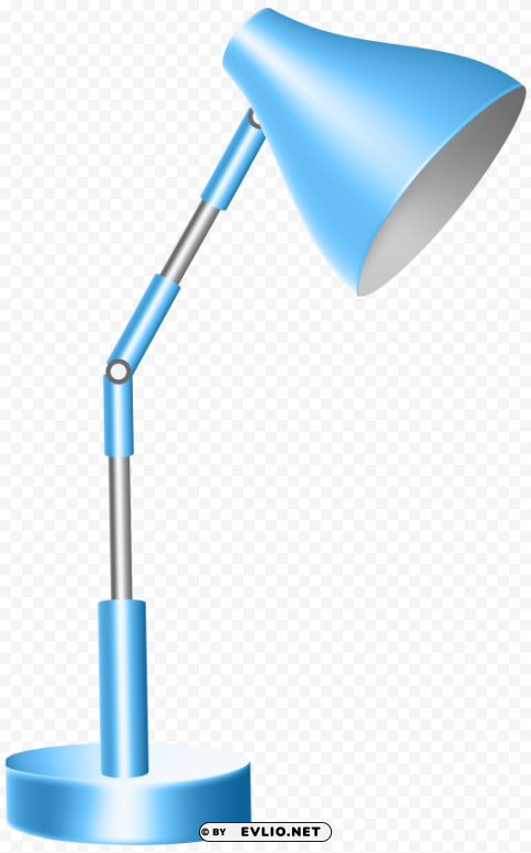 blue desk lamp Transparent Background PNG Isolated Pattern