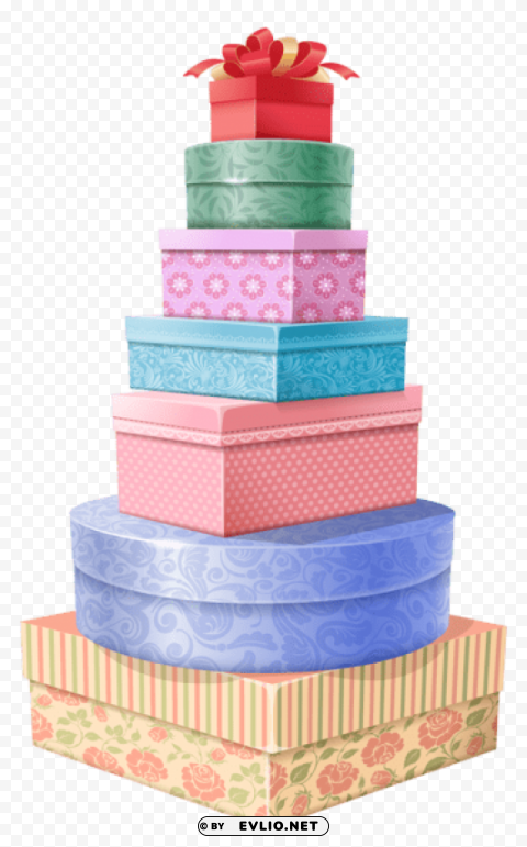 gift towerpicture PNG Isolated Design Element with Clarity