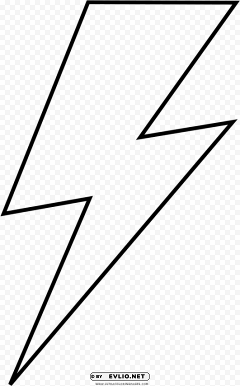 white lightning bolt PNG download free