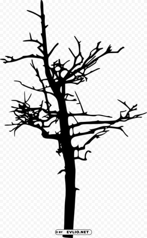 dead tree silhouette Transparent PNG images database