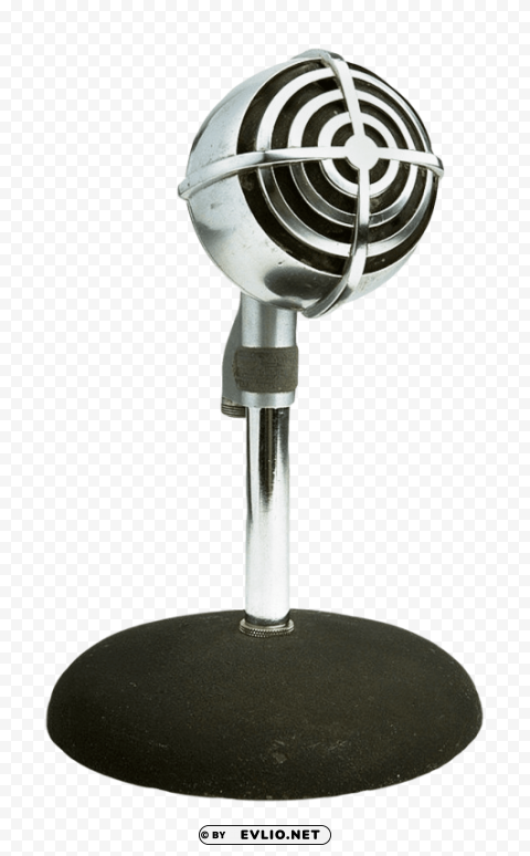 retro style microphone High-quality PNG images with transparency