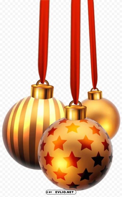 christmas balls PNG for Photoshop