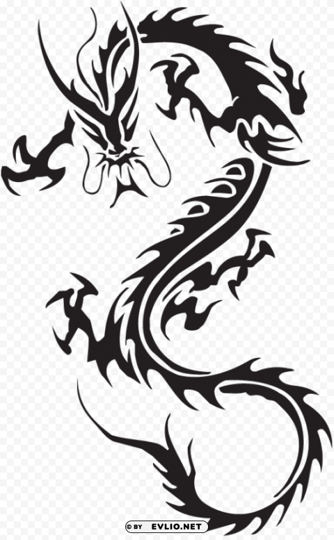dragon Transparent PNG Artwork with Isolated Subject