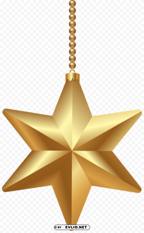 gold christmas star PNG pictures with no backdrop needed