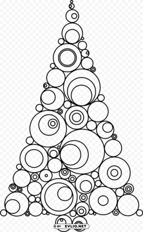 christmas ornament christmas tree christmas day clip - line drawings of christmas trees Transparent PNG stock photos