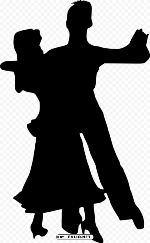 Couple Dancing Silhouette PNG For Use