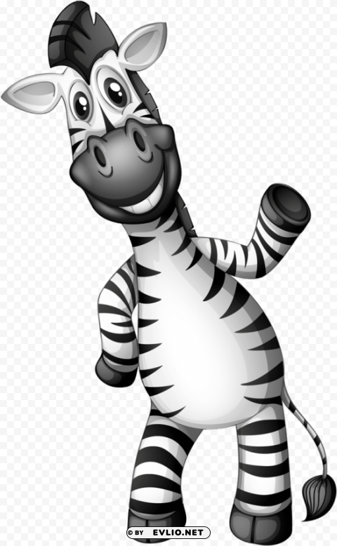 smiling zebra Transparent PNG Object Isolation