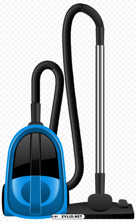 blue vacuum cleaner Transparent Background Isolated PNG Icon