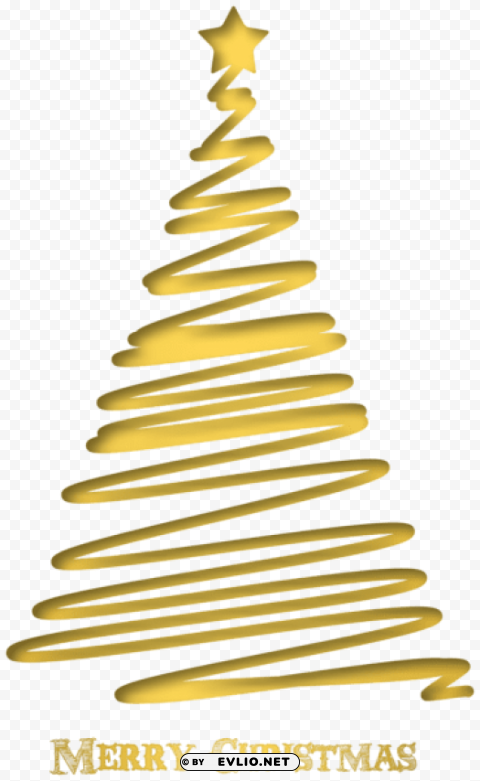 merry christmas deco tree PNG transparent design