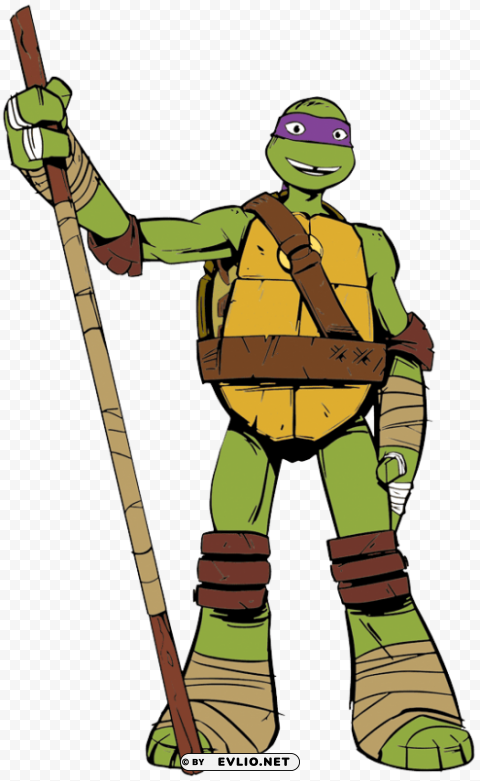 ninja tutle donatello Isolated Subject in HighQuality Transparent PNG