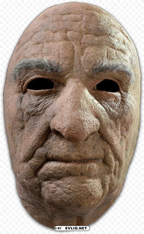 Old Person Face Mask PNG Images Without BG